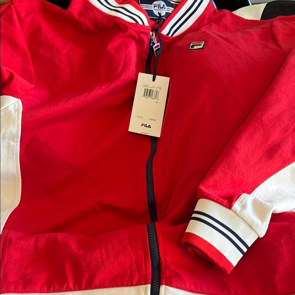 Fila Vibrant Red Sports Jacket